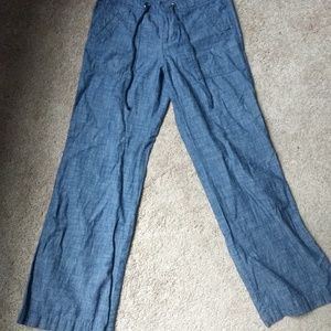 Banana Republic Chambray Linen Pants